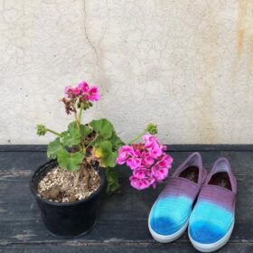گیوه کد 02- طرح هایلایت بنفش آبی